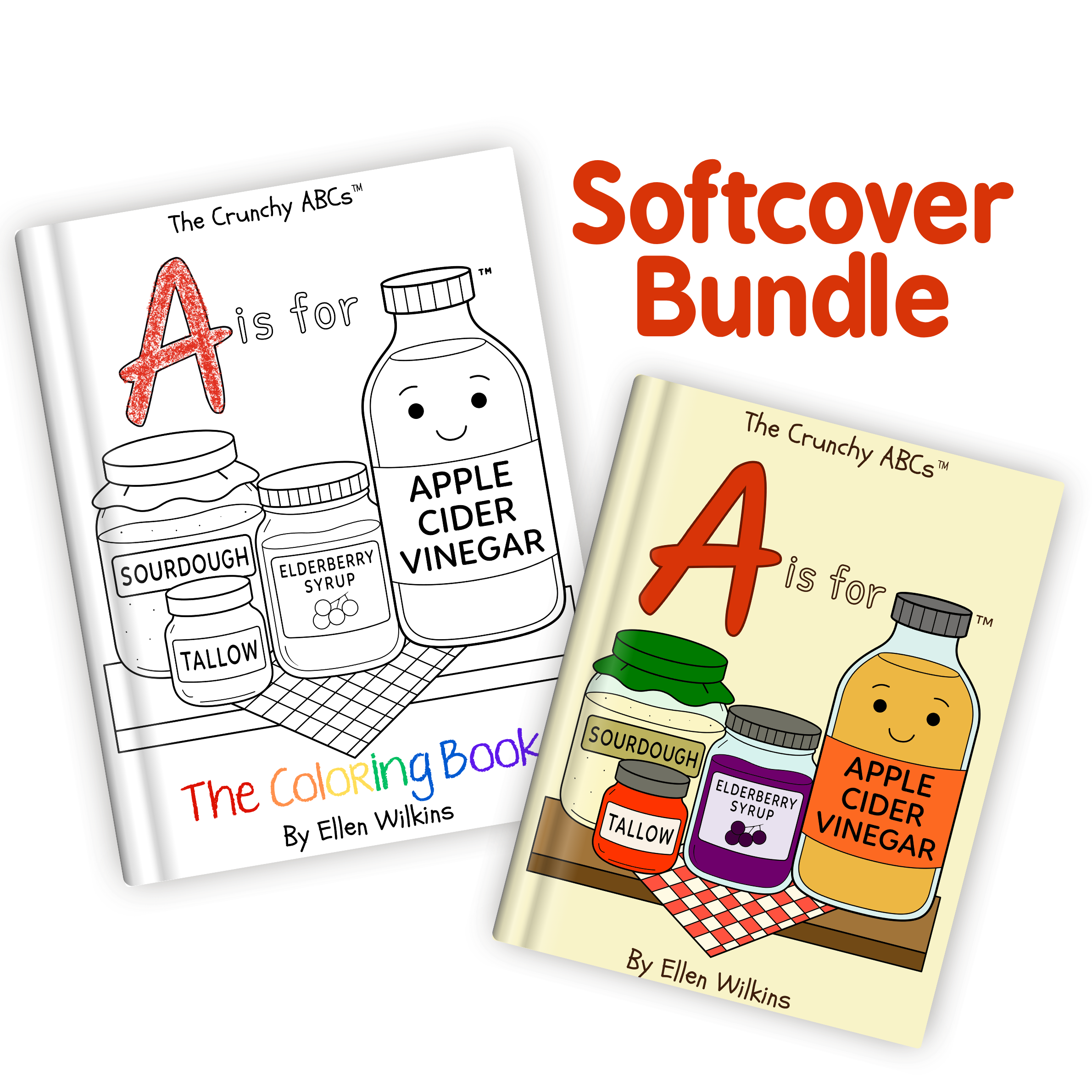 A is for Apple Cider Vinegar Softcover Books Bundle